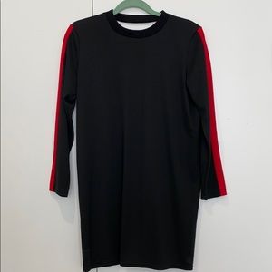 ASOS longsleeve backless dress